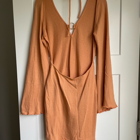 Savannah Morrow YARA DRESS PEACH Size M - Picture 15 of 16